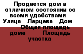 Продается дом в отличном состоянии со всеми удобствами › Улица ­ Ларцева › Дом ­ 23 › Общая площадь дома ­ 60 › Площадь участка ­ 10 › Цена ­ 550 000 - Волгоградская обл., Еланский р-н, Краишево с. Недвижимость » Дома, коттеджи, дачи продажа   